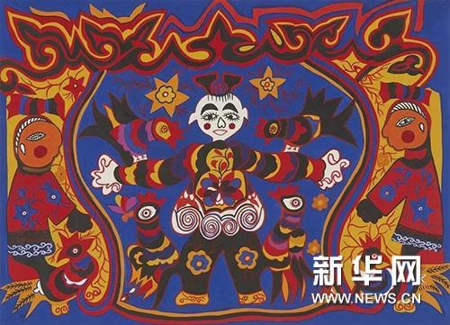 陕西省美术博物馆藏安塞农民画作品展
