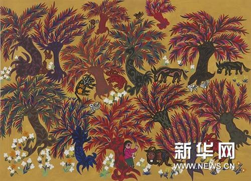 陕西省美术博物馆藏安塞农民画作品展