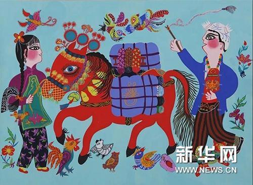 陕西省美术博物馆藏安塞农民画作品展