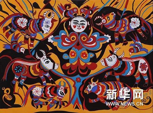 陕西省美术博物馆藏安塞农民画作品展