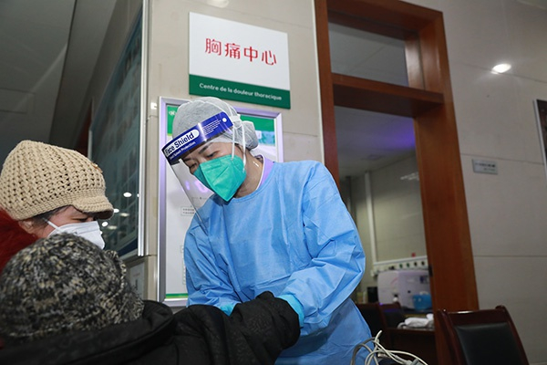 感染新冠肺炎痊愈后返岗的护士郭琴。 受访者供图