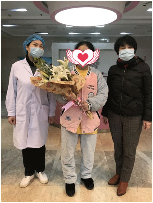 ▲柯亮出院时的照片。受访者供图