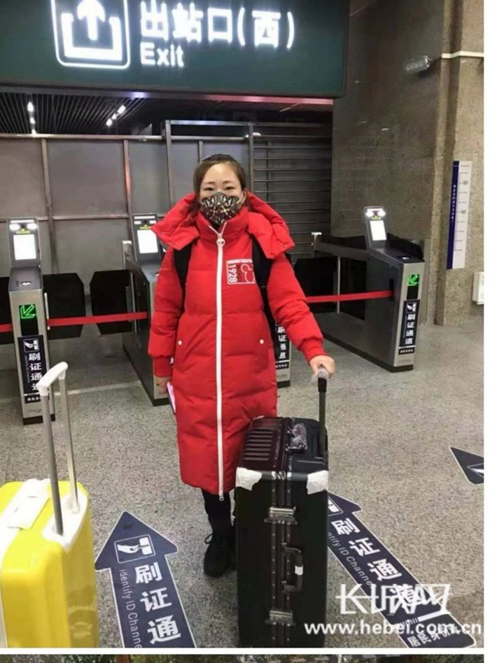  准备出发的马玉洁。本人供图