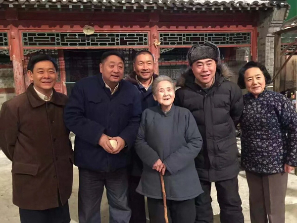 《情满四合院》剧组，李光复、方子哥、沙景昌、鲁园、刘家成、吴栩栩