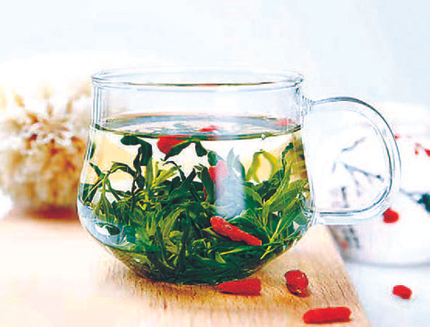 枸杞茶　李佳佳供图