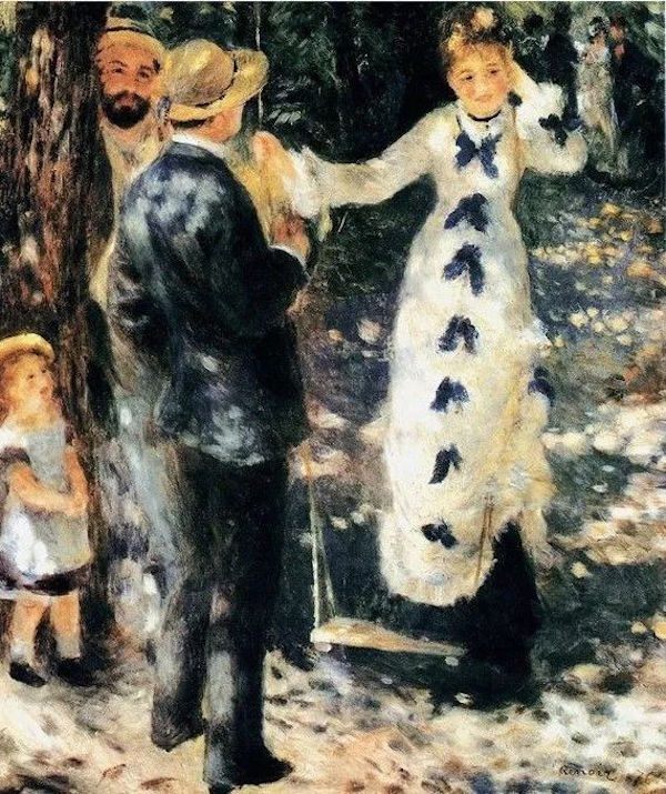 雷诺阿《荡秋千》