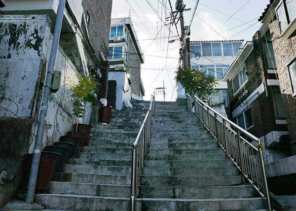 麻浦区阶梯实景