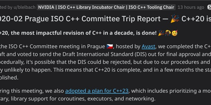 C++ 20 准备发布，C++ 23 提上议程_手机新浪网