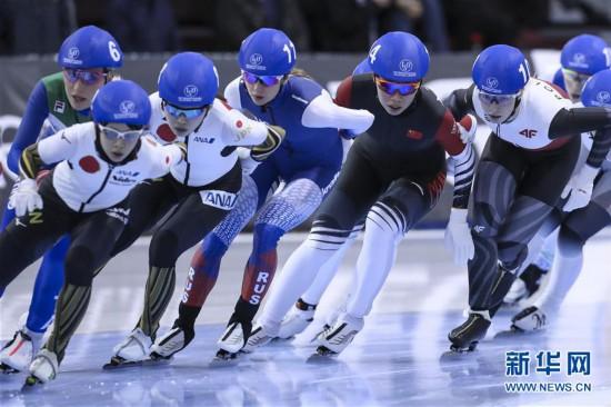 速度滑冰单项世锦赛：女子集体出发赛况