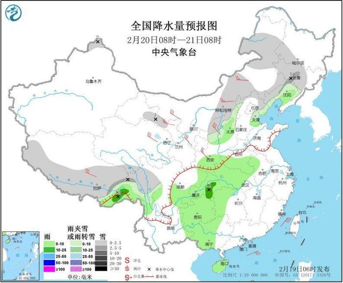 华北东北地区将有雨雪天气 青藏高原南部有降雪