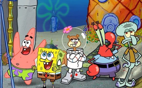 《海绵宝宝》动画片很受观众欢迎。图片来自网络