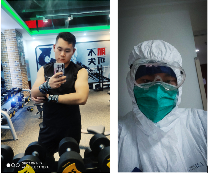  秦明业余时间喜欢在健身房度过。