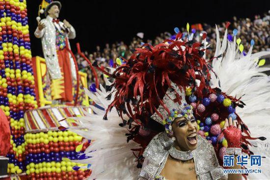 巴西圣保罗狂欢节桑巴巡游