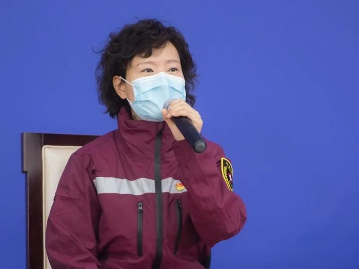 中日友好医院援鄂医疗队护理组组长赵培玉