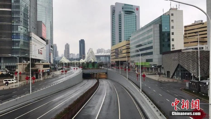 资料图：武汉街道 中新社记者 邹浩 摄