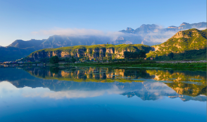 野三坡拒马河风光。野三坡景区供图