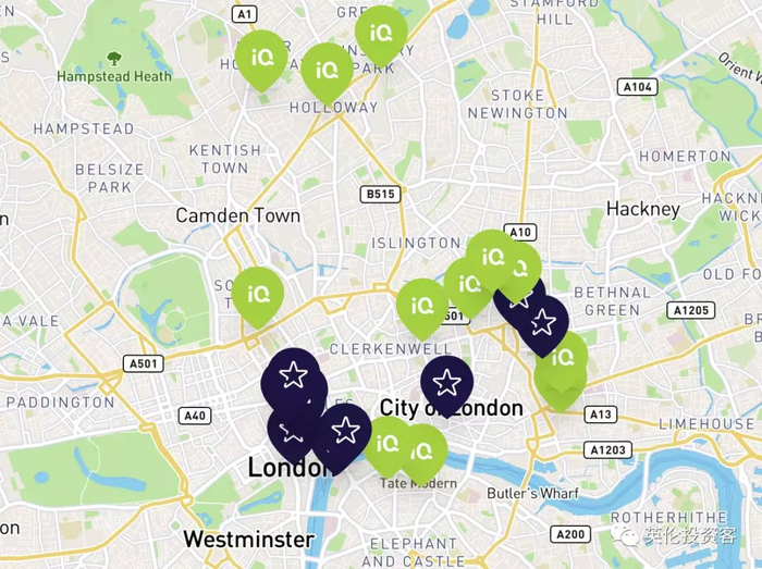 IQ在伦敦持有的学生公寓
