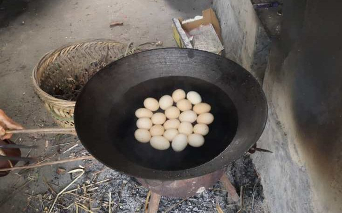 土鸡蛋。受访者供图