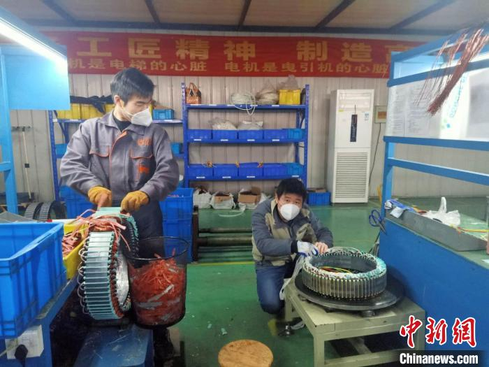 企业复工现场 南浔宣传部供图