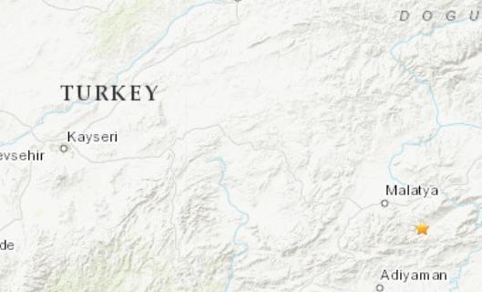 土耳其东南部发生4.6级地震 震源深度10千米