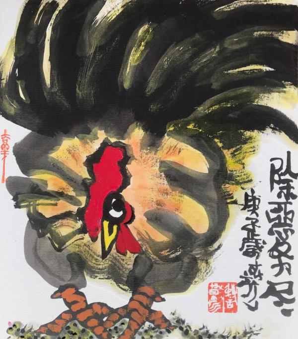 谢春彦画作《除恶务尽》