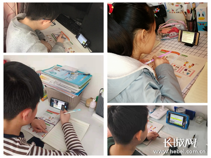 雄县第三小学六年级的学生在认真听课。雄县第三小学供图