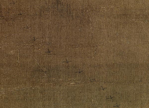 （传）五代董源《溪岸图》中的雁阵