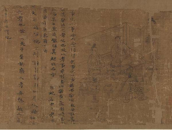 北宋 李公麟 《孝经图》（局部） 约1085年