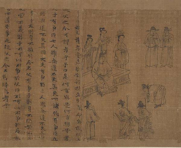 北宋 李公麟 《孝经图》（局部） 约1085年