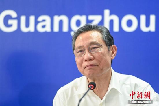 资料图：中国工程院院士钟南山。中新社记者 陈骥旻 摄