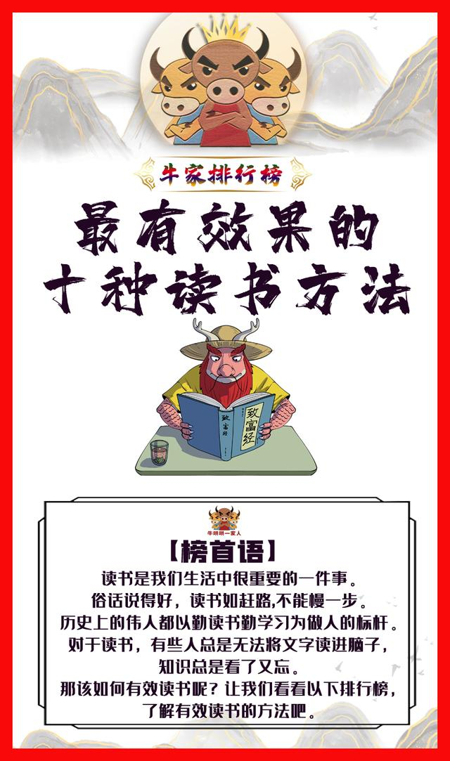 最有效果的十种读书方法