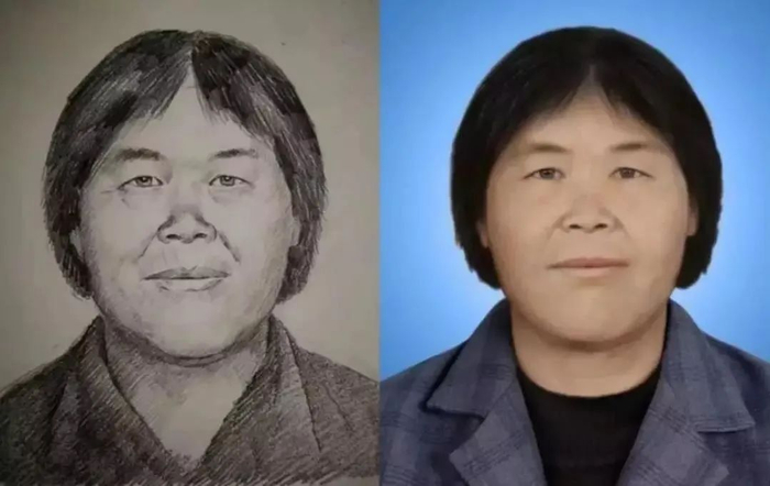 林宇辉所绘梅姨非官方新模拟画像（图源网络）