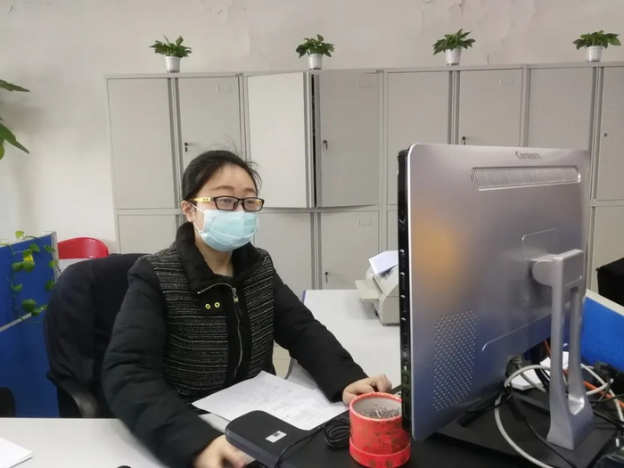 ▲ 湖南省分行核算中心的龚小焱