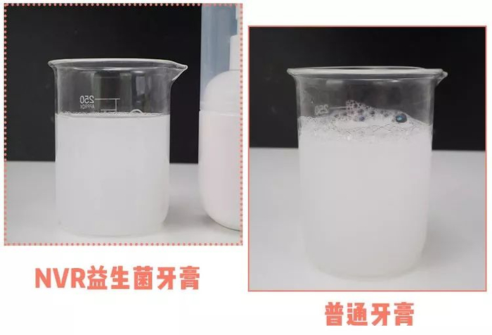 △等量牙膏溶于等量清水