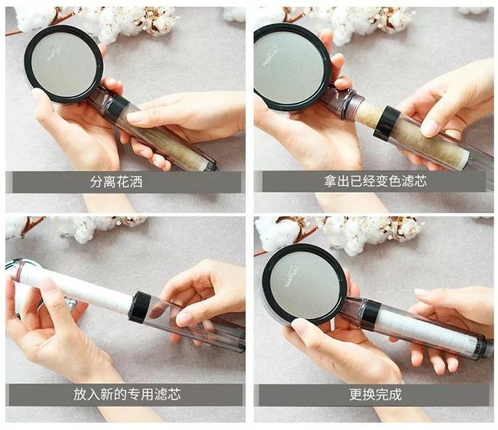 韩国黑科技花洒！1秒过滤98%余氯，轻松洗出水润嫩滑好肌肤~