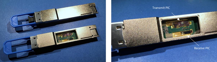 亨通洛克利400G QSFP-DD DR4硅光模块