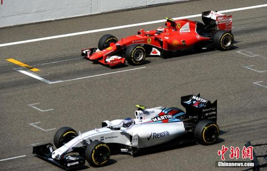 资料图：世界一级方程式赛车(F1)锦标赛在上海赛车场举行。中新社发 侯宇 摄