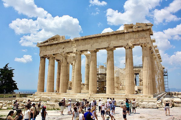 雅典卫城之巅 © 周之桓