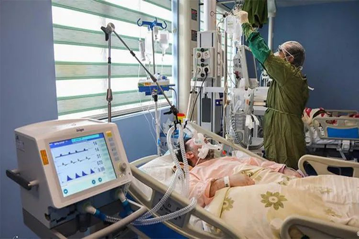 伊朗一医院内（图源：伊朗电视台）