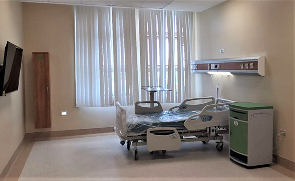 完工后的病房。