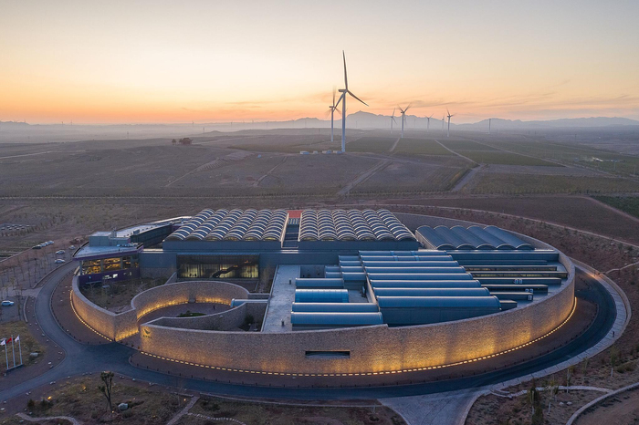 宁夏西鸽酒庄外景。图片来源：企业供图