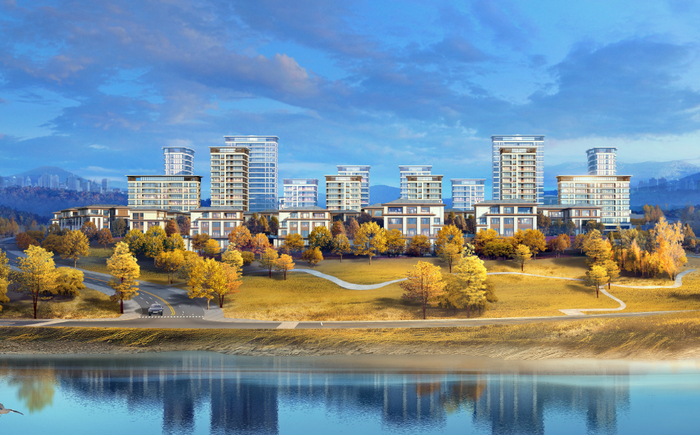 重庆金科·九曲河效果图