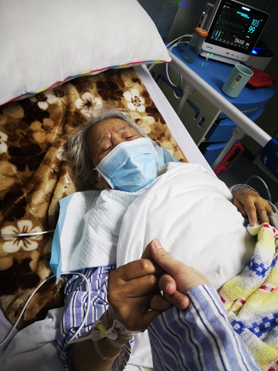 吴尚哲的外婆&nbsp;受访者供图