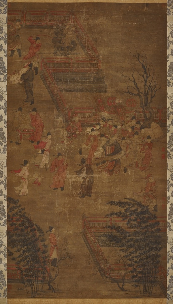 图1：传 唐 张萱 《唐后行从图》