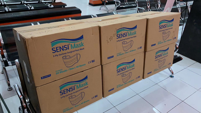 寄回国的口罩  孙加强  图