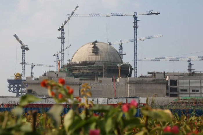 ▲“华龙一号”示范工程福清核电6号机组