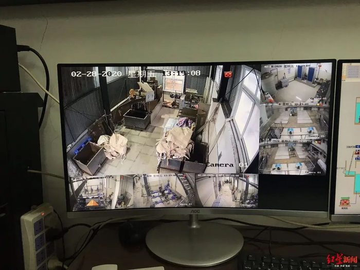 ▲污水处理站中控室