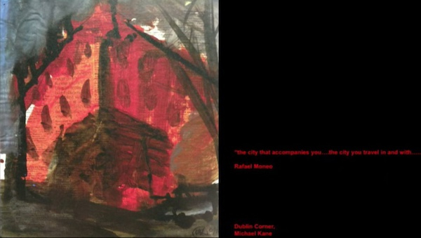 “都柏林的红砖吸收了光线，就像包装好的橙子包裹了橙汁”