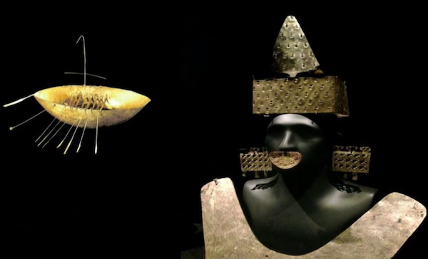 左：小金船 右：印加人的黄金