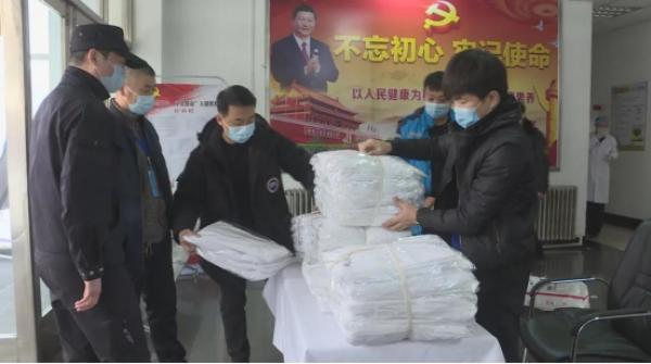 上海宝冶北京分公司向黑龙江讷河市捐赠防疫物资